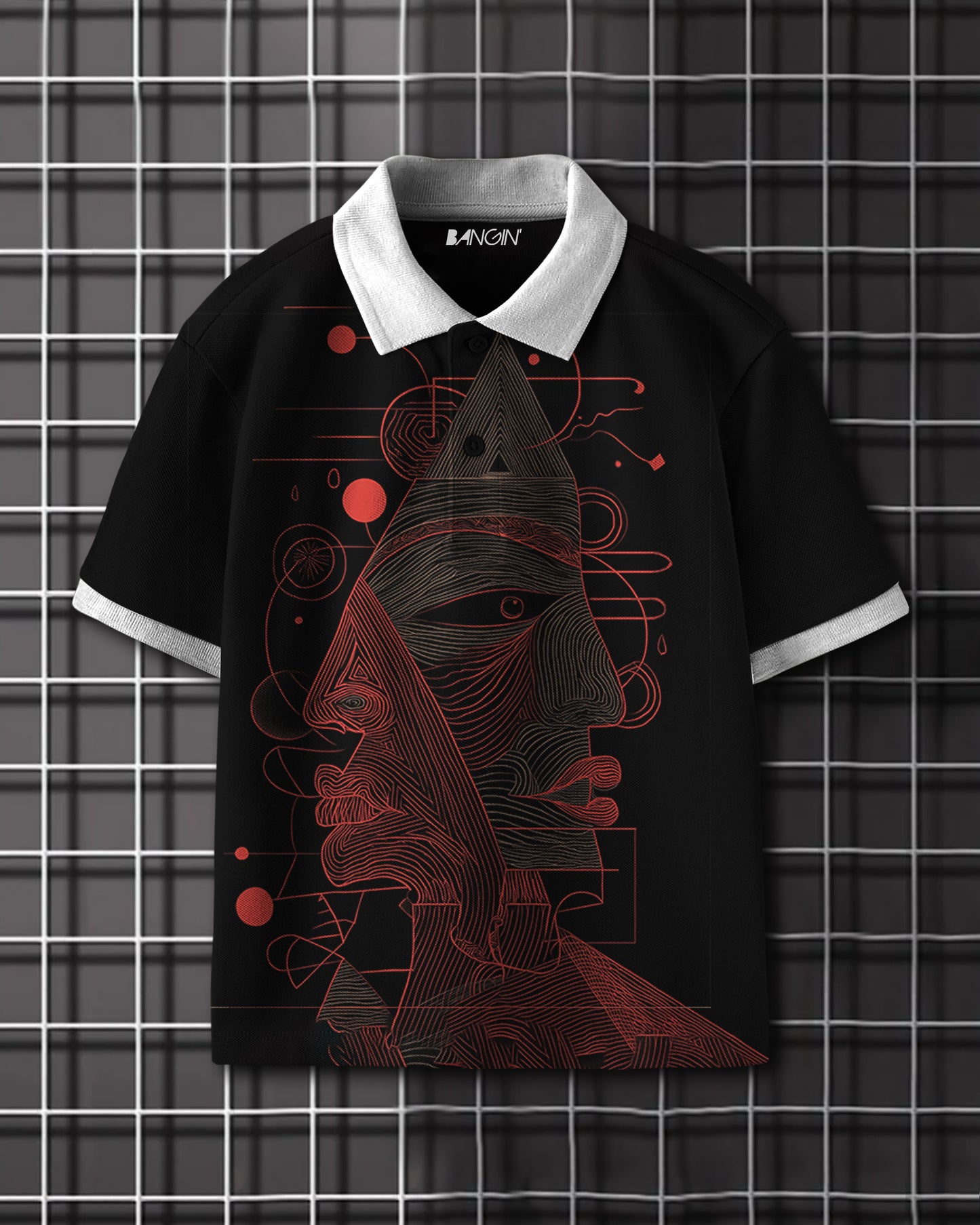Printed Polo T-shirt #1082