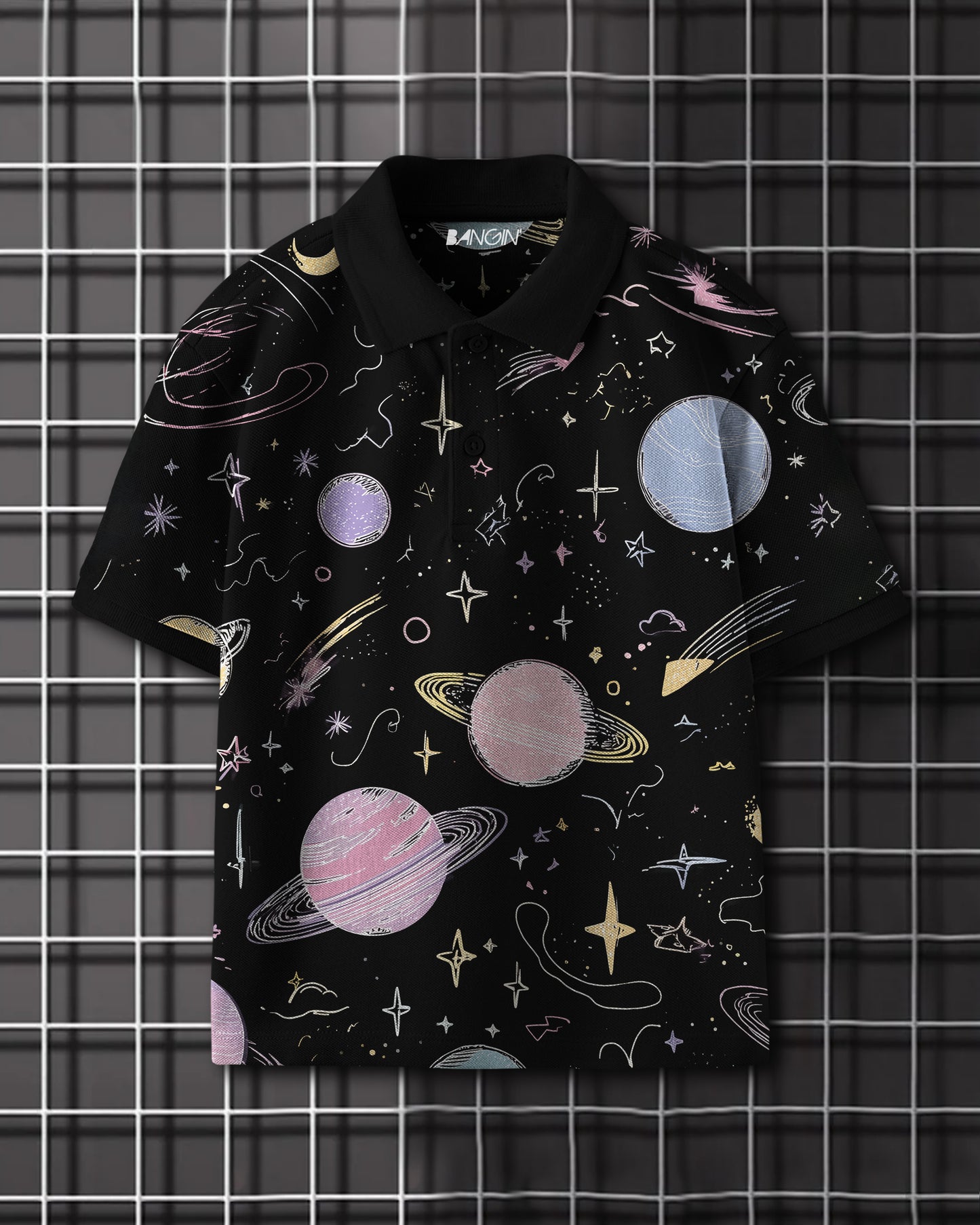 Printed Polo T-shirt #1083