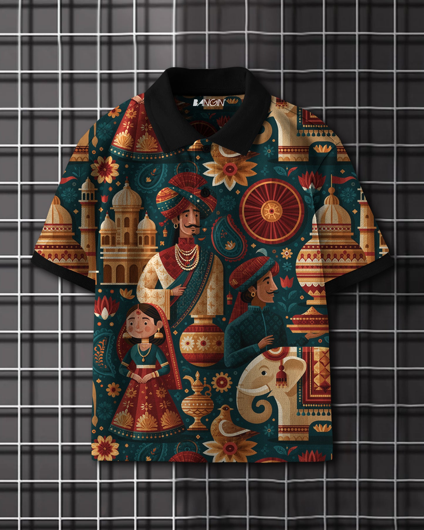 Printed Polo T-shirt #1161