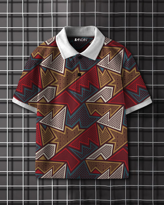 Printed Polo T-shirt #841