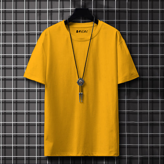 100% Premium Cotton Tee #374 (Yellow)