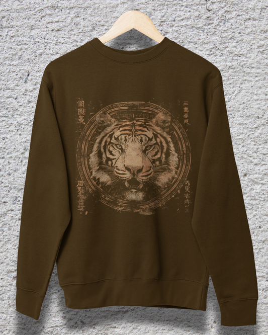 100% Cotton Sweatshirt (Dark Brown) #913