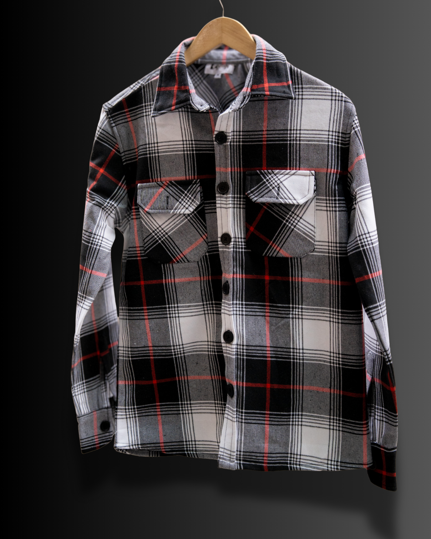 Obsidian Checks - Premium Flannel Overshirt #881