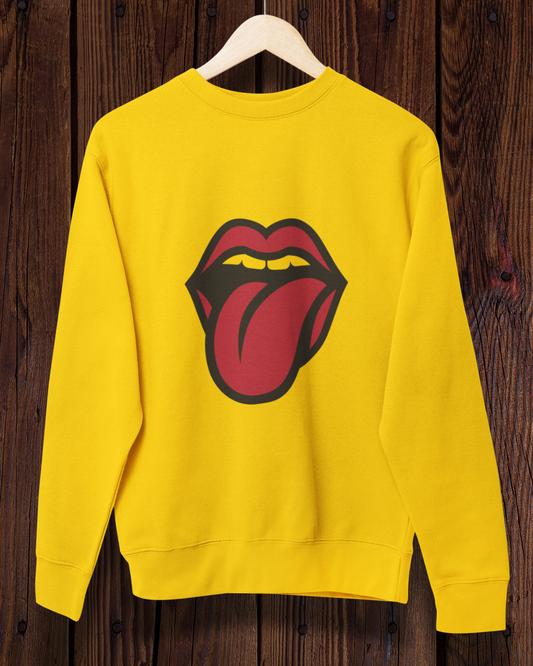 100% Cotton Sweatshirt (Yellow) #914