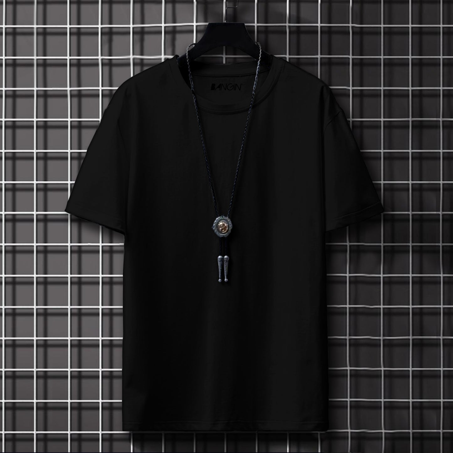 100% Premium Cotton Tee #383 (Black)