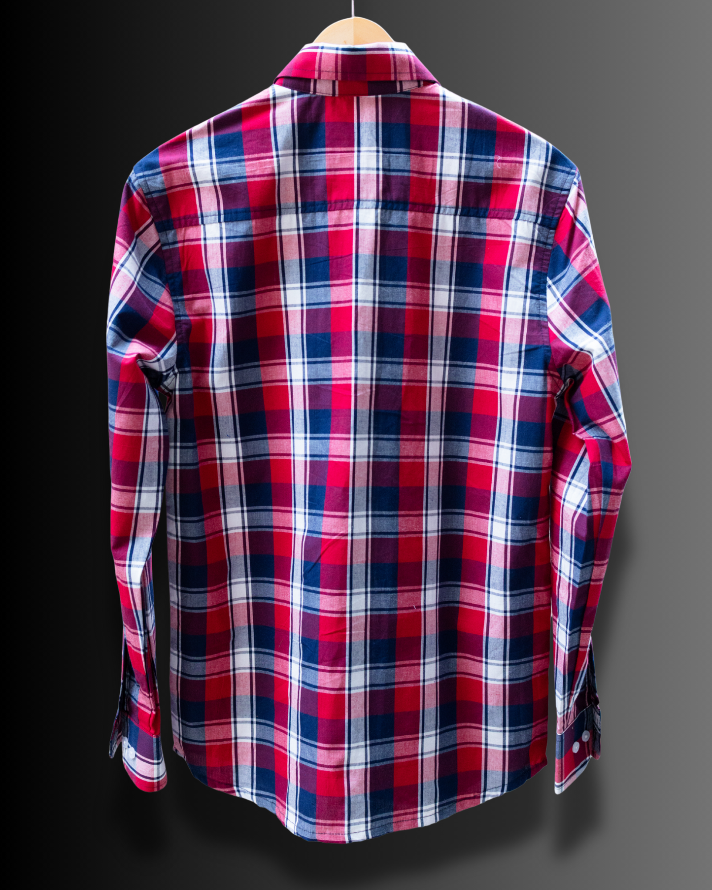 Redline Checks - Premium Plaid Shirt #1032
