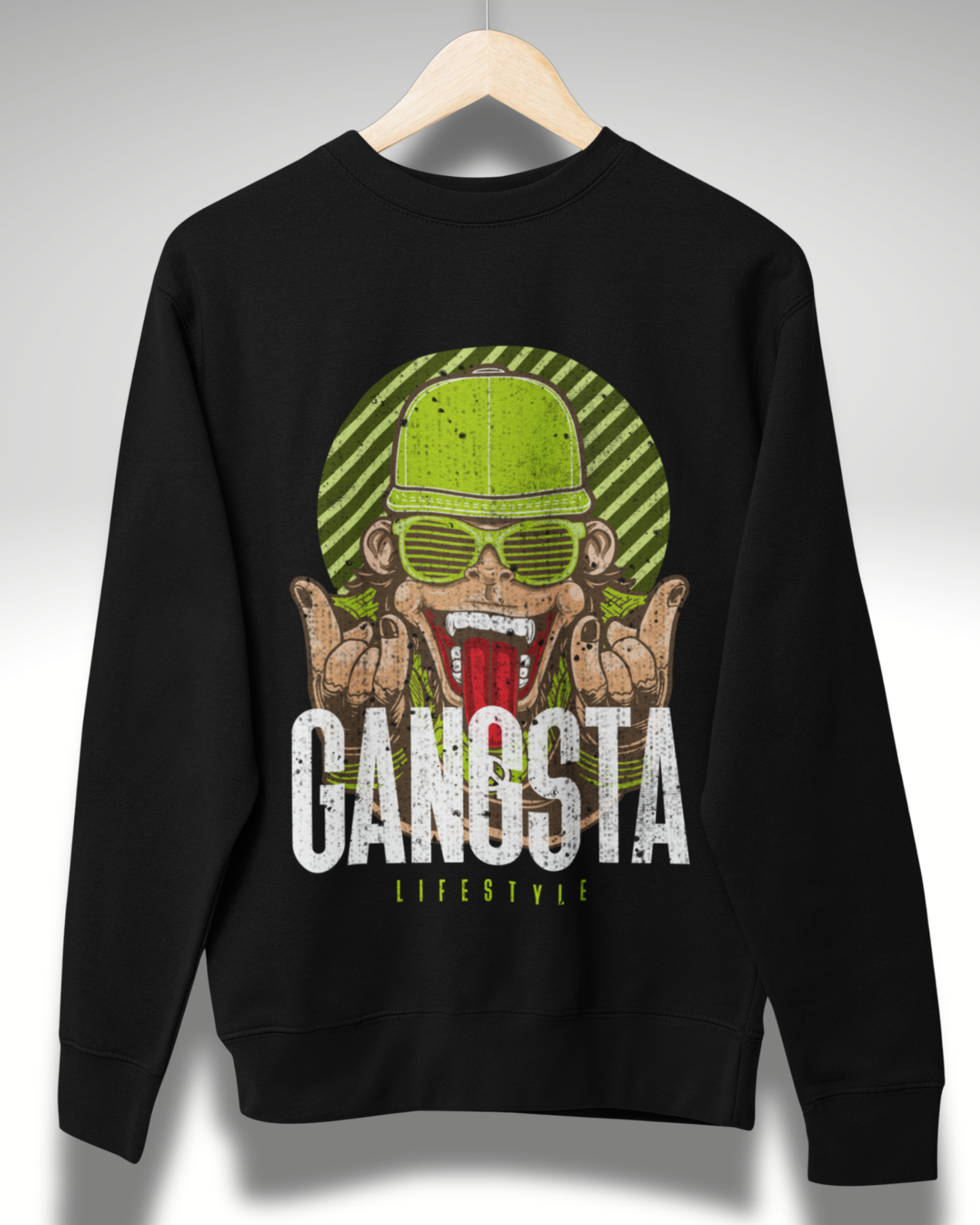 100% Cotton Sweatshirt (Midnight Black) #918