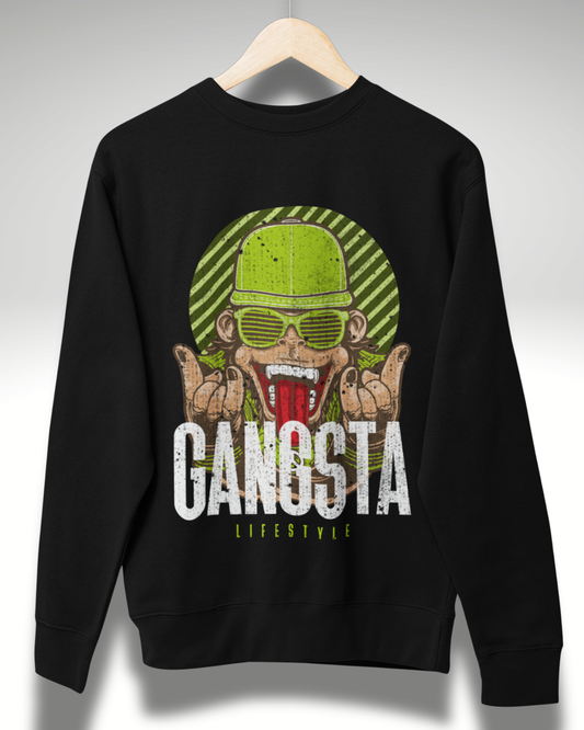 100% Cotton Sweatshirt (Midnight Black) #918