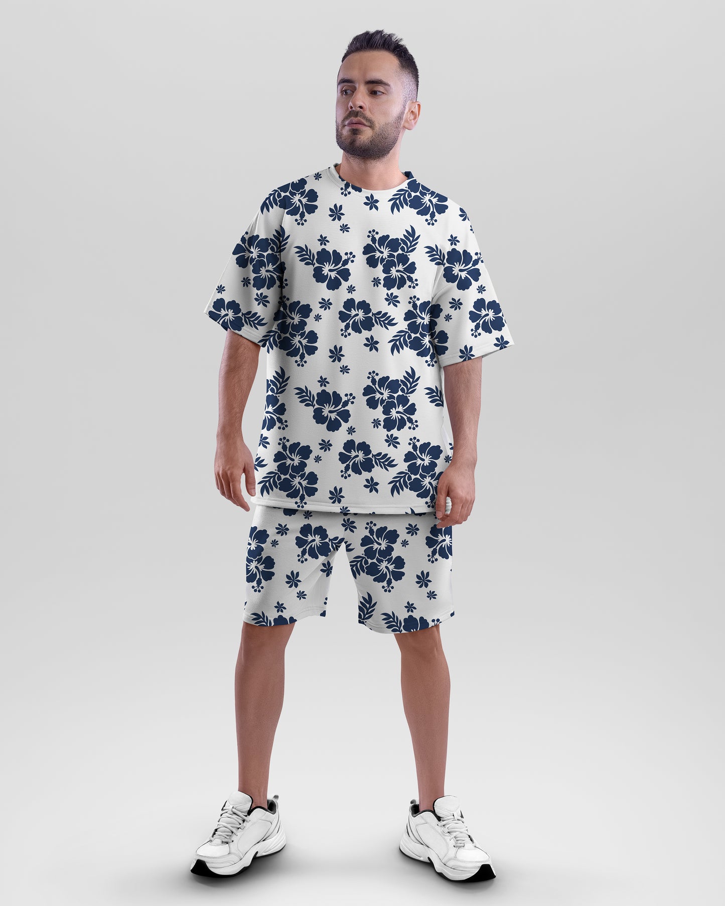 Oversized Tee & Shorts Co-ord Set #681