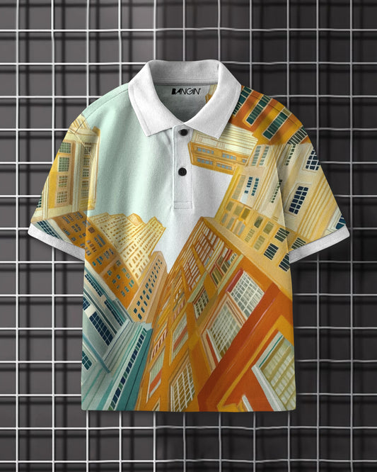 Printed Polo T-shirt #775