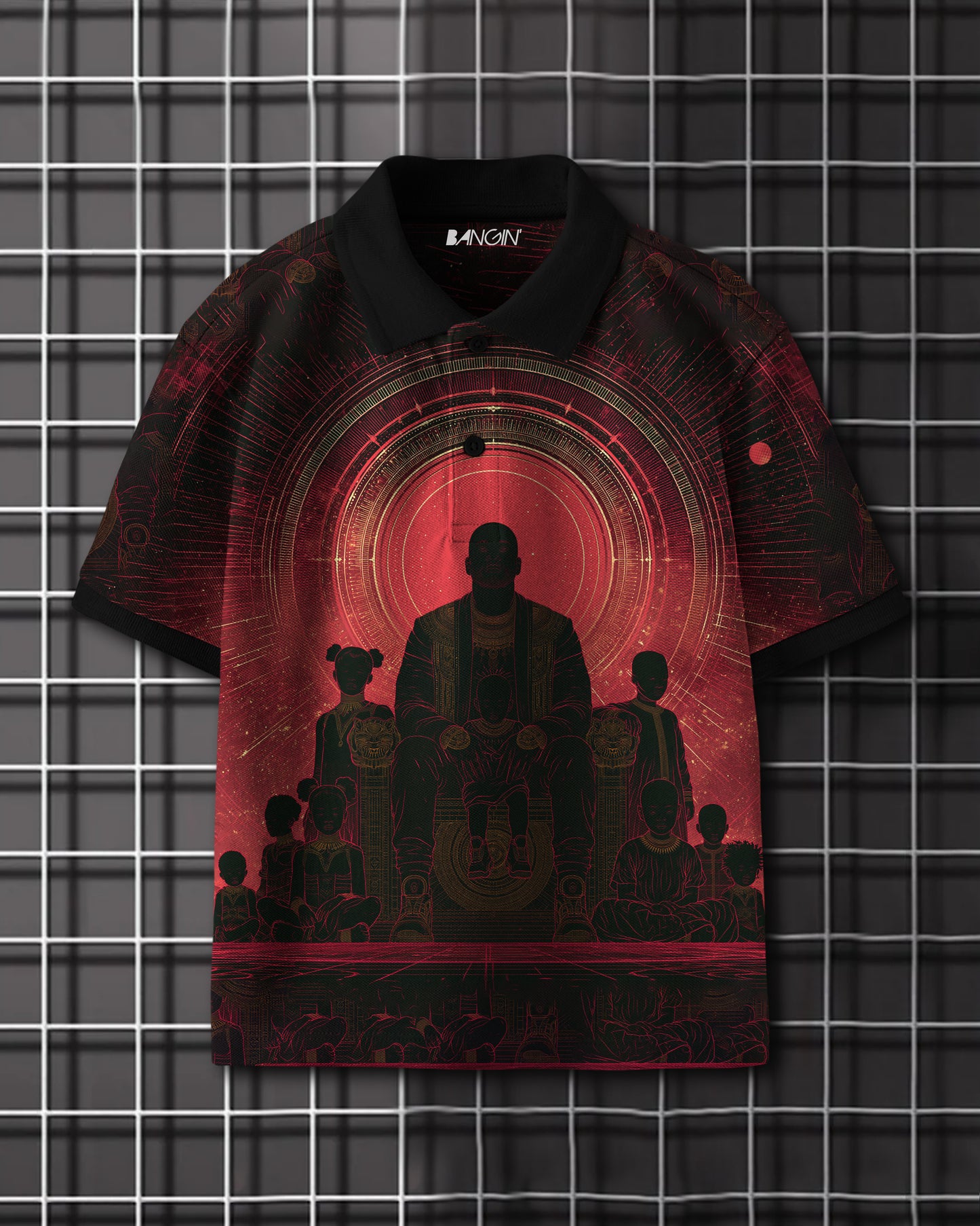 Printed Polo T-shirt #1147
