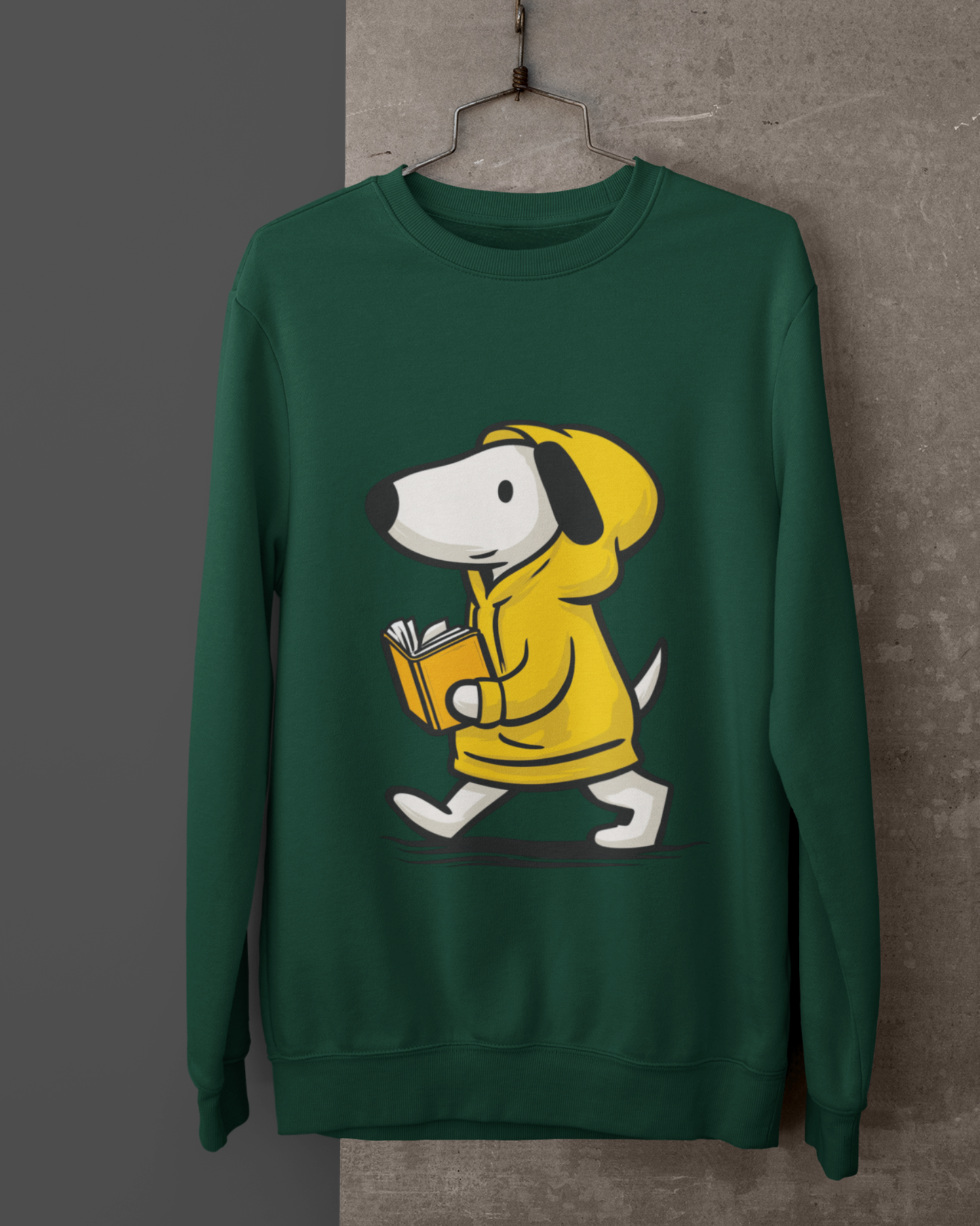 Premium Cotton Sweatshirt (Dark Green) #942