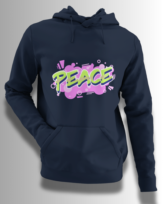 Premium Cotton Hoodie (Navy Blue) #923
