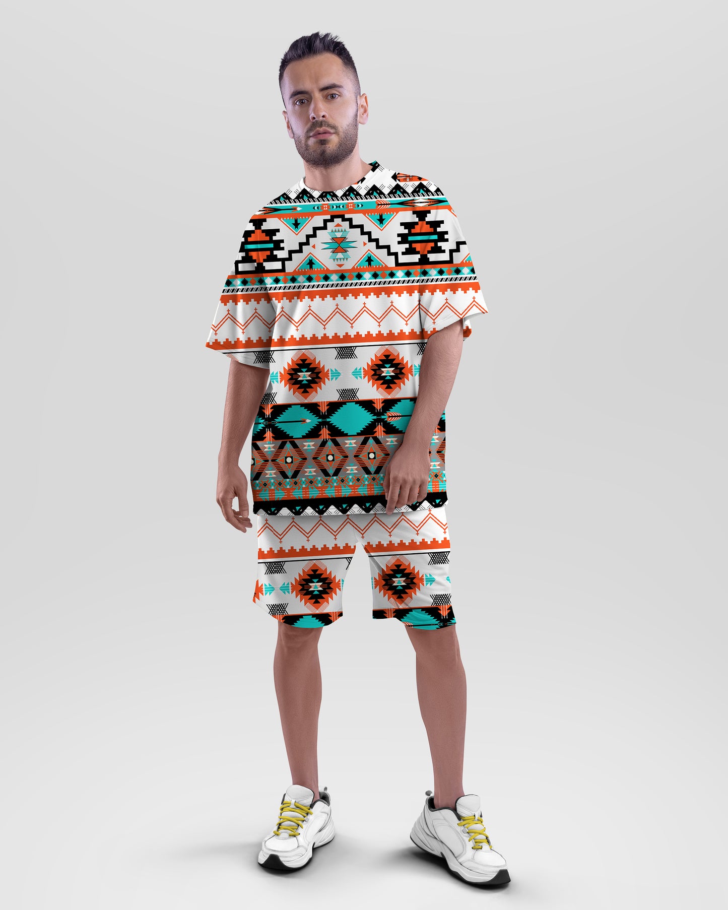 Oversized Tee & Shorts Co-ord Set #683