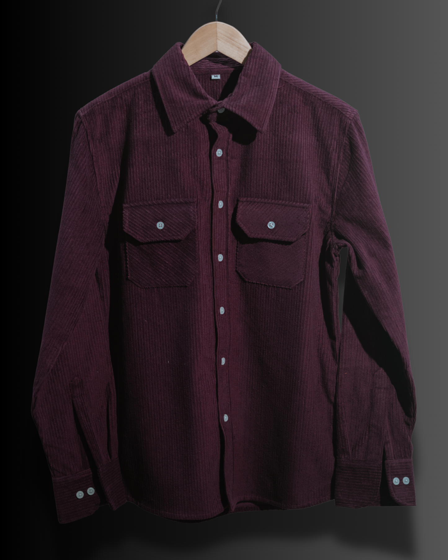 Premium Wine Corduroy Shirt for Men #849