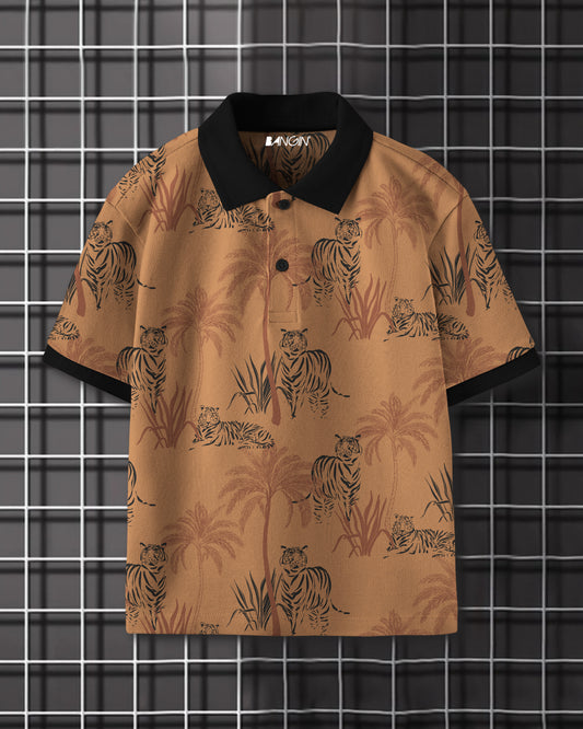 Printed Polo T-shirt #777