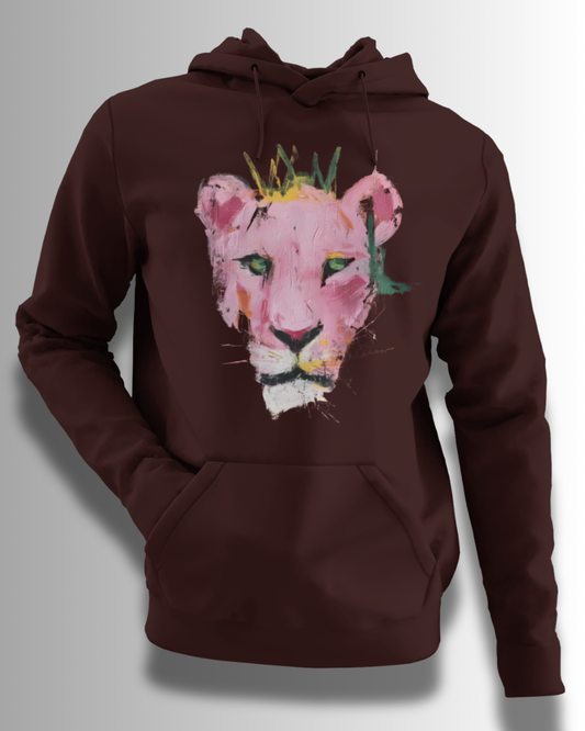 Premium Cotton Hoodie (Wine Red) #925