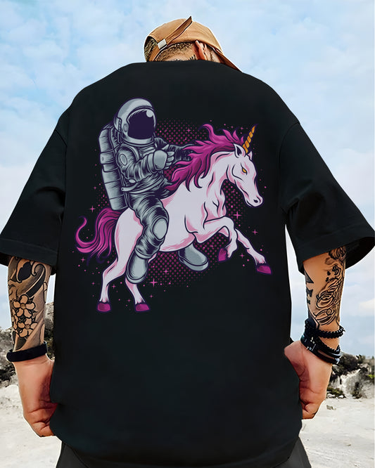 Printed Oversized Tee in 100% Organic Cotton #442