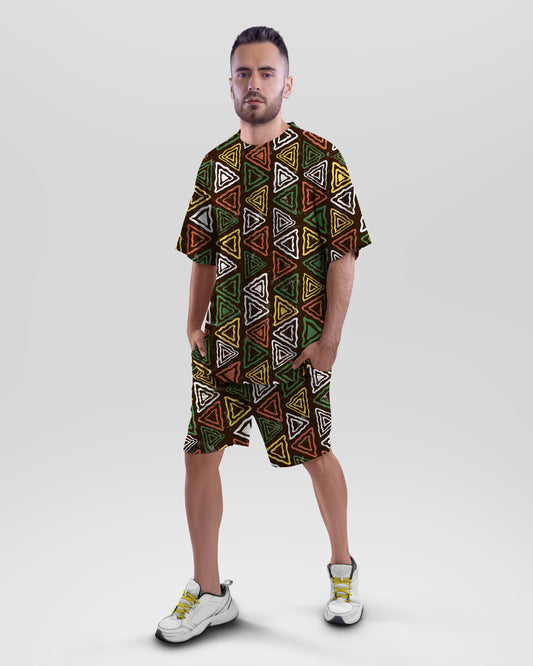 Oversized Tee & Shorts Co-ord Set #684