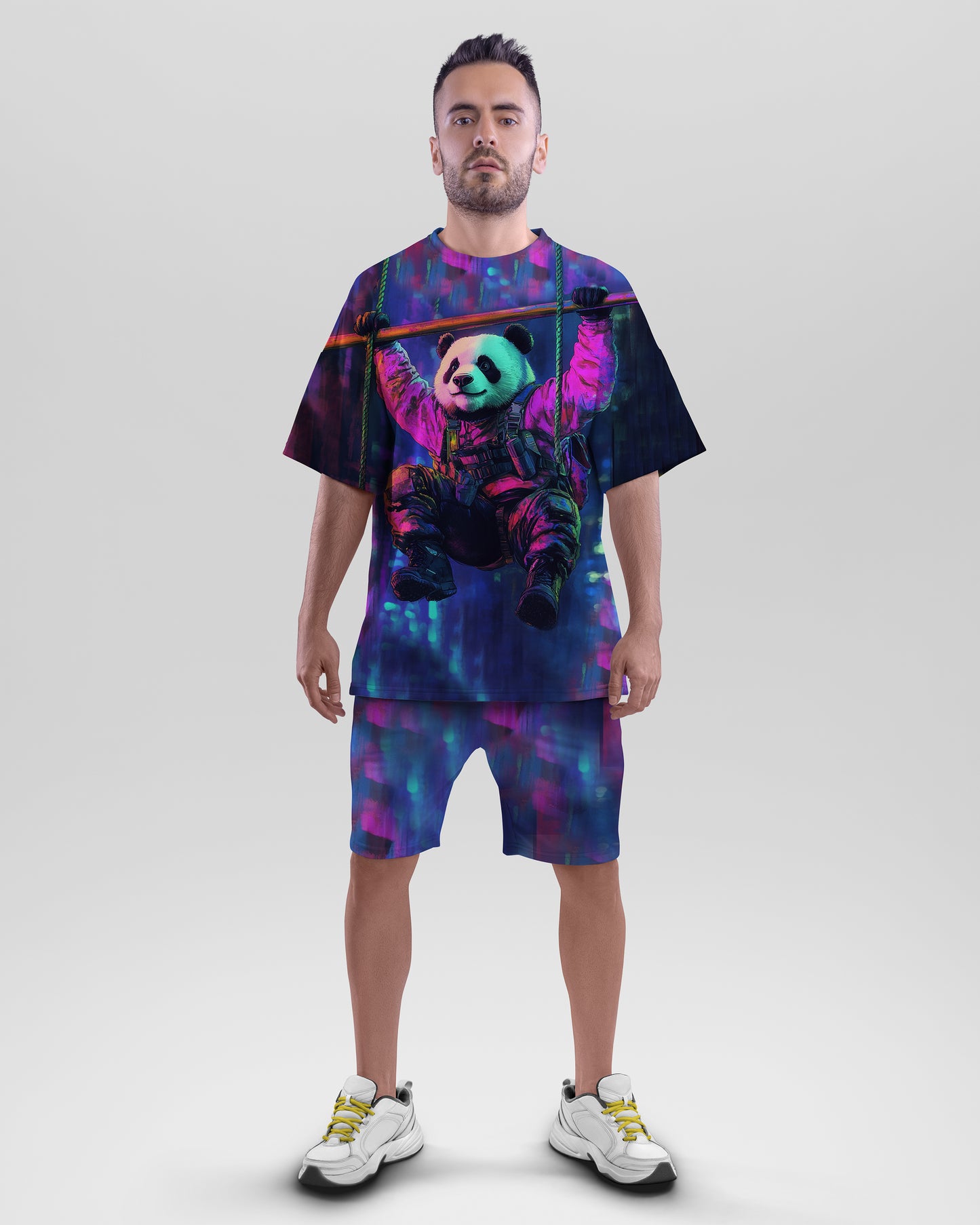 Oversized Tee & Shorts Co-ord Set #685