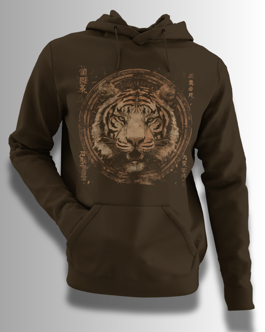 Premium Cotton Hoodie (Dark Brown) #926