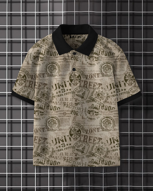 Printed Polo T-shirt #779