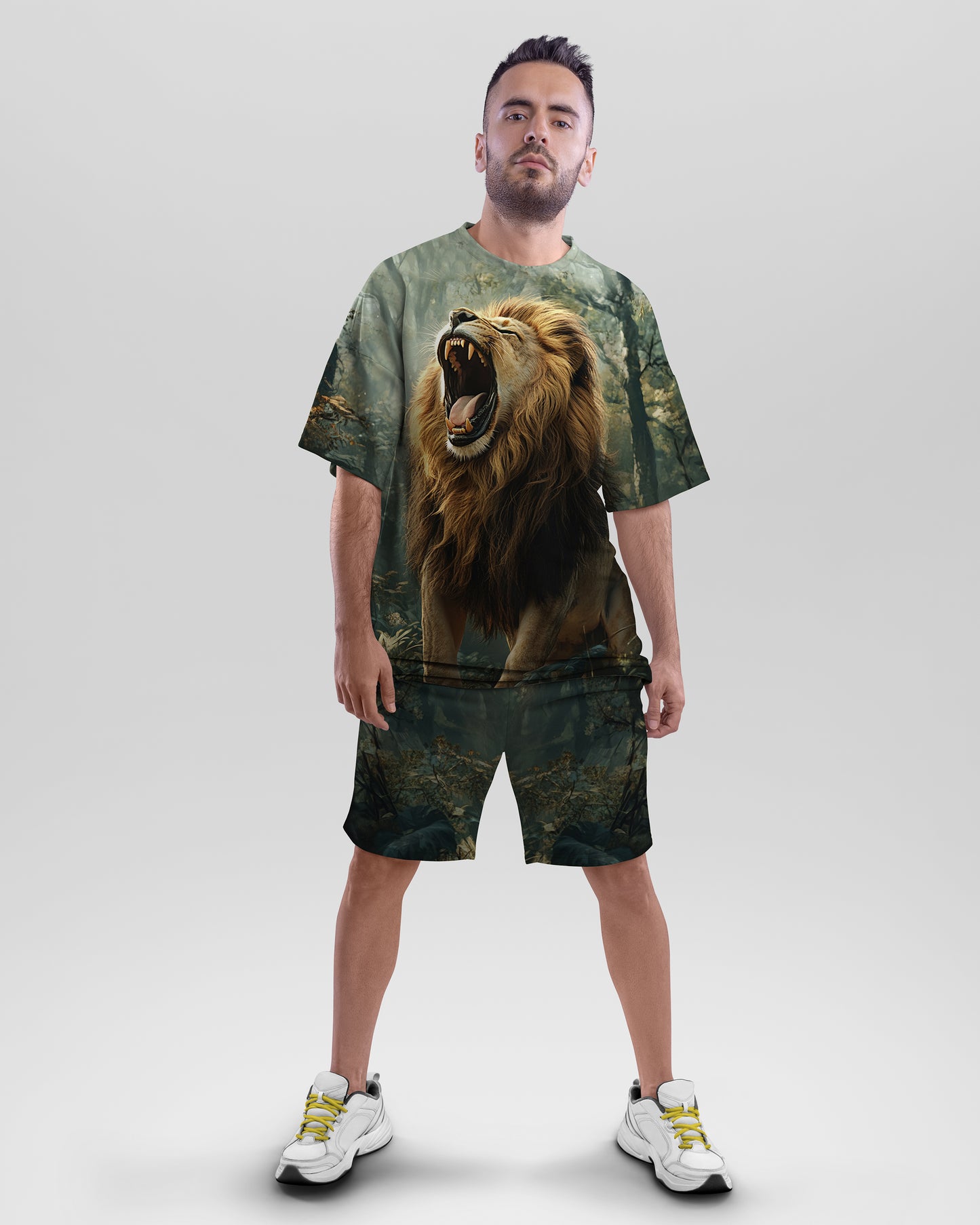 Oversized Tee & Shorts Co-ord Set #686