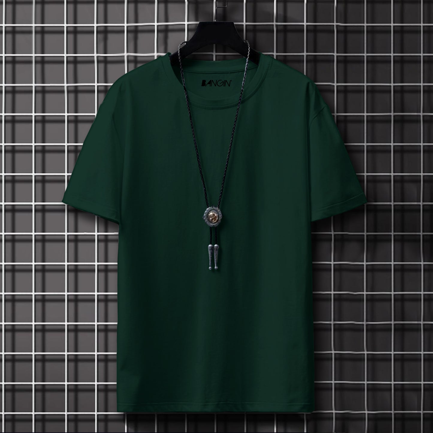 100% Premium Cotton Tee #380 (Dark Green)