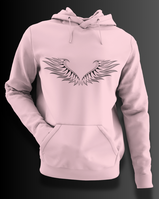 Premium Cotton Hoodie (Pastel Pink) #928