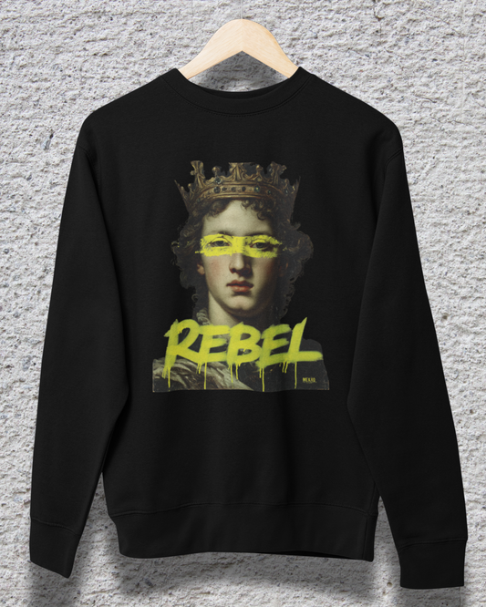 100% Cotton Sweatshirt (Midnight Black) #910