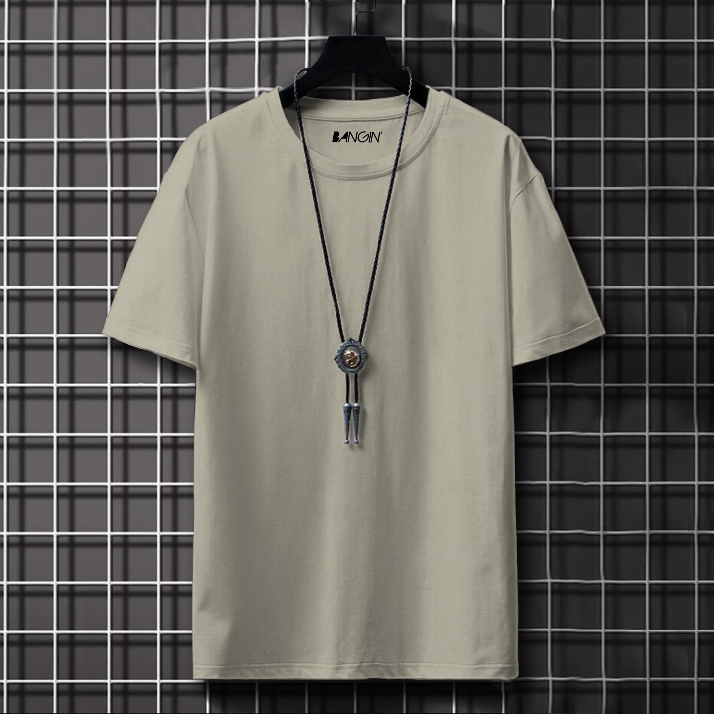 100% Premium Cotton Tee #384 (Beige)