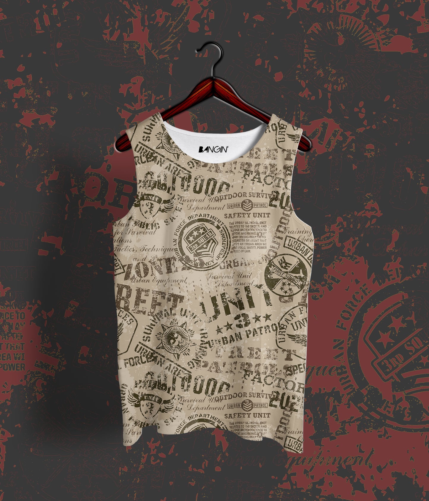 Printed Tank Top #303