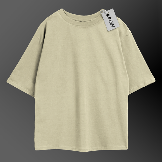 BISQUE Oversized Tee in 100% Organic Cotton #427