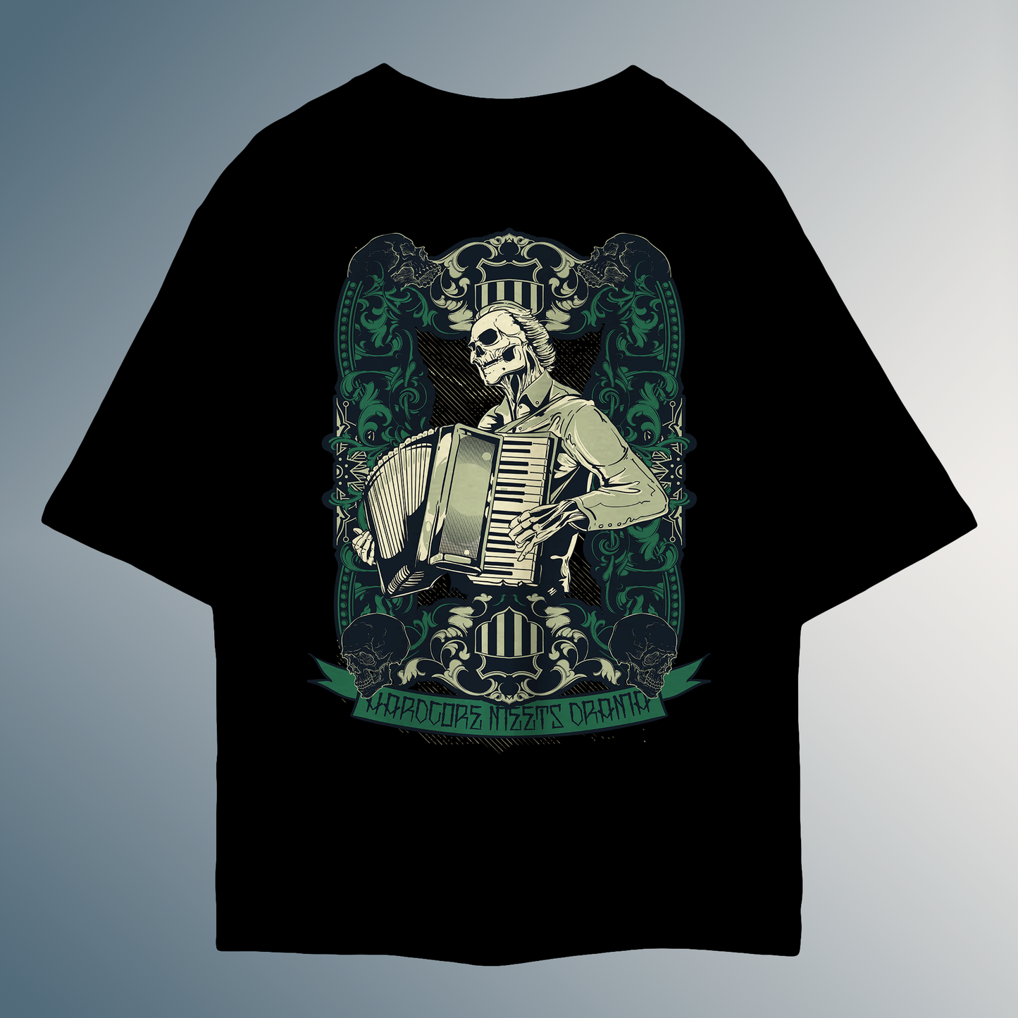 Printed Oversized Tee in 100% Organic Cotton #444