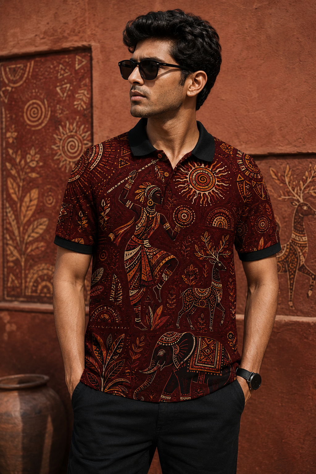 TRIBE - Premium Cotton Polo T-shirt #1229