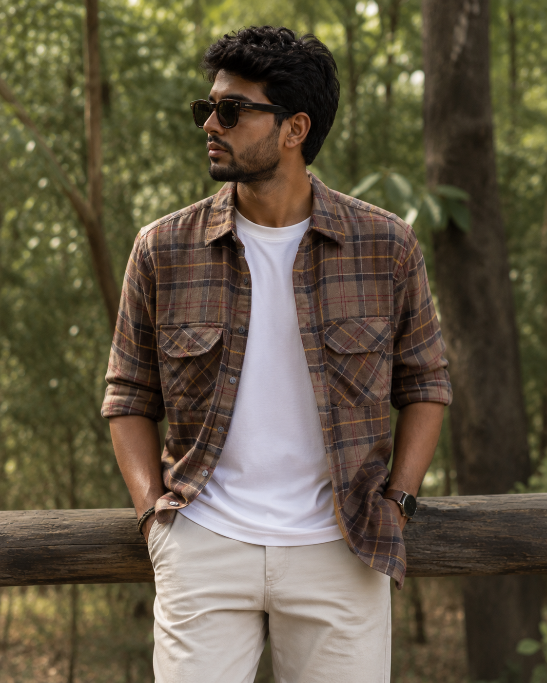 Lightweight Flannel Shirt #1212