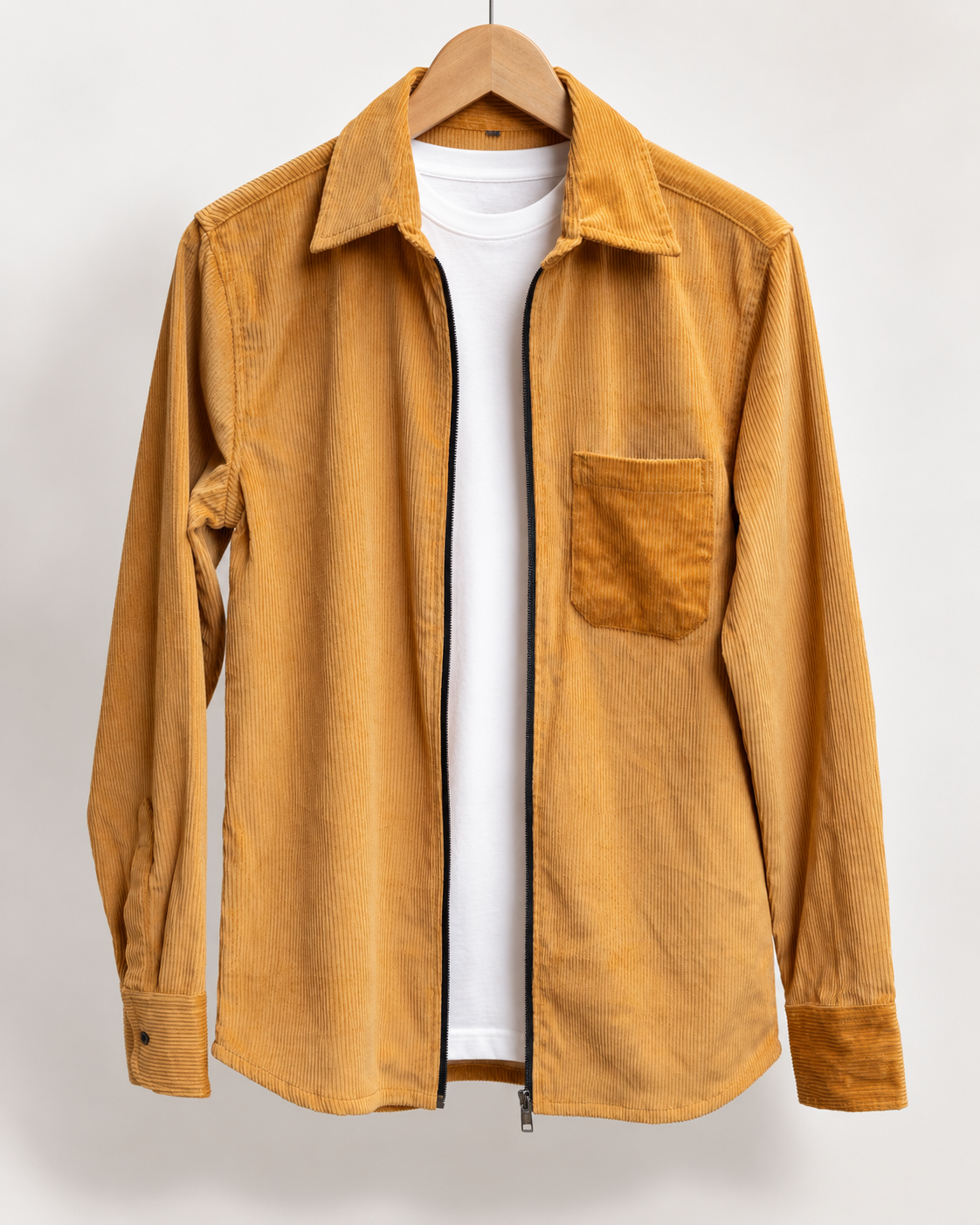 GOLD MUSTARD - Premium Corduroy Shacket #1268
