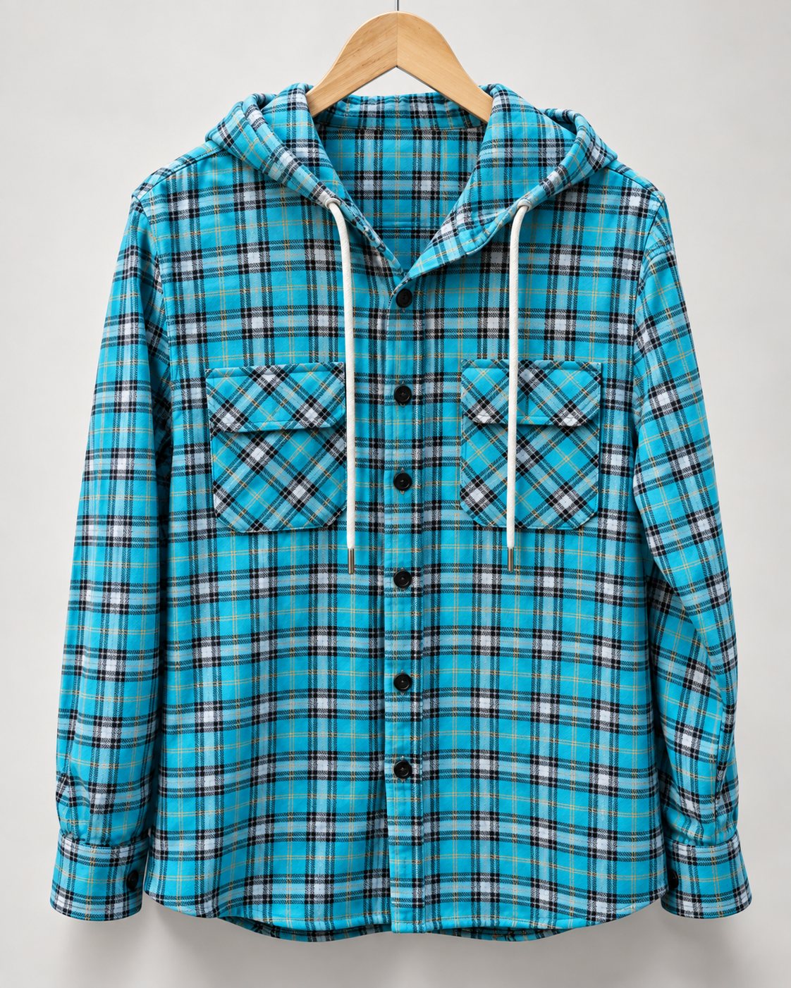Premium Flannel Hooded Shirt #1275