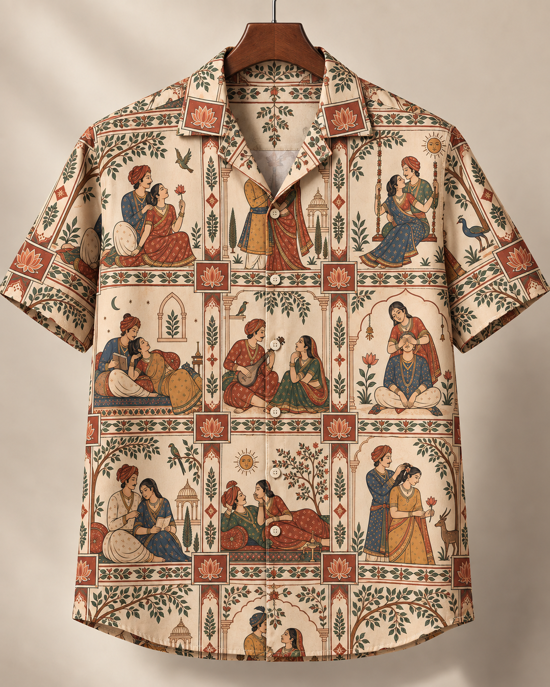 Shirt for Men in 100% Cotton #1298
