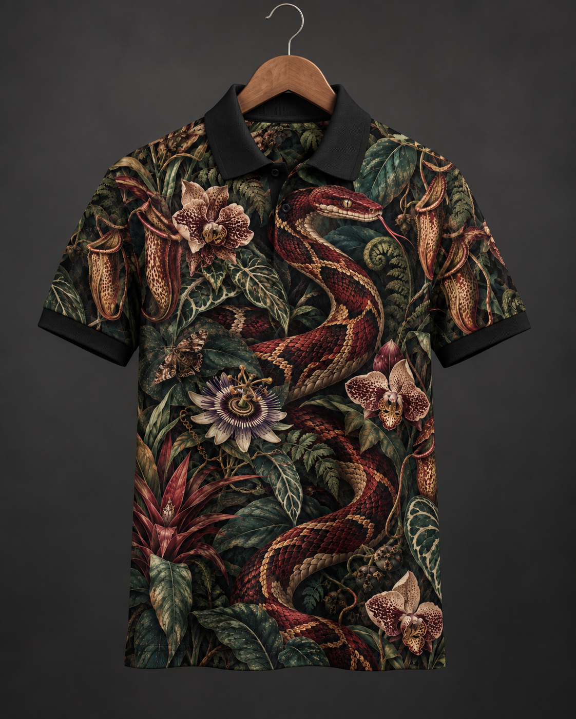 Printed Polo T-shirt #1261