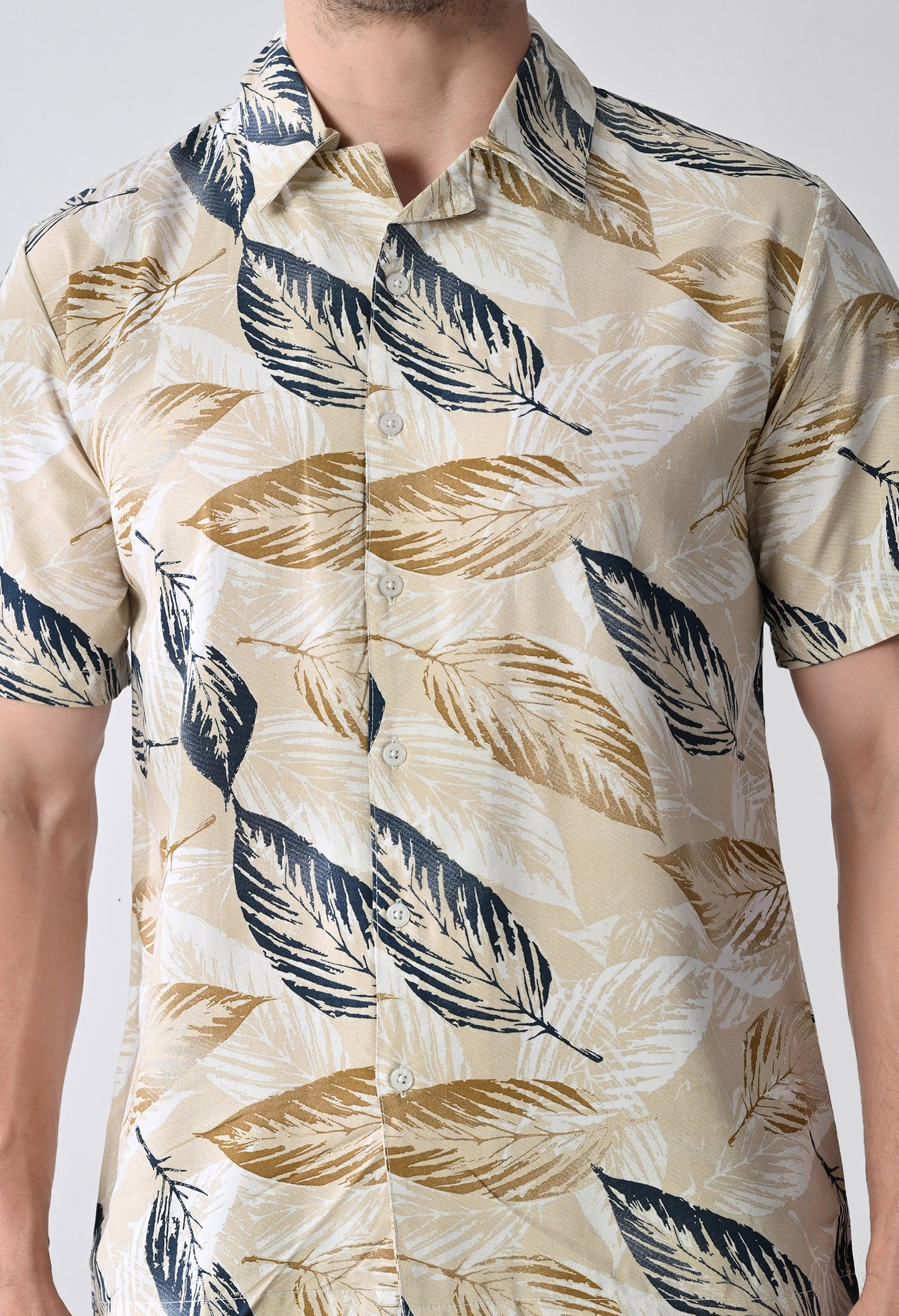 Printed Shirt & Shorts Co-ord Set #767