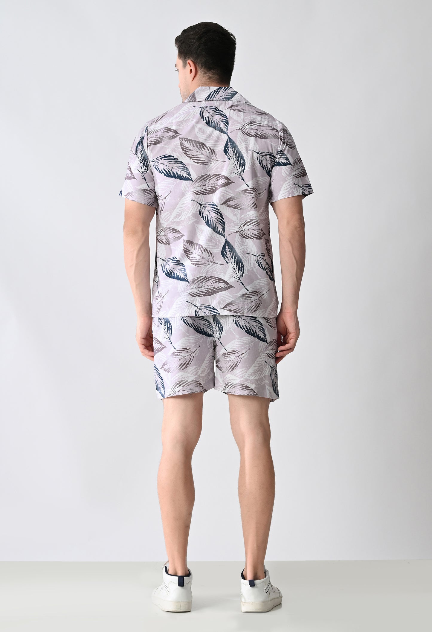 Printed Shirt & Shorts Co-ord Set #769