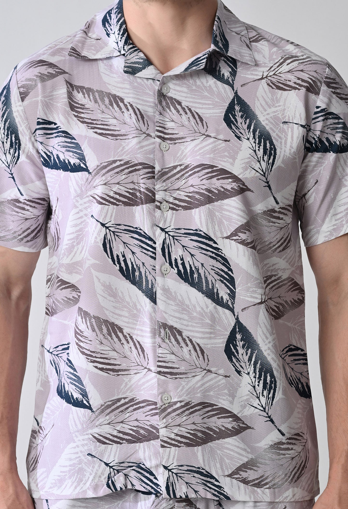 Printed Shirt & Shorts Co-ord Set #769