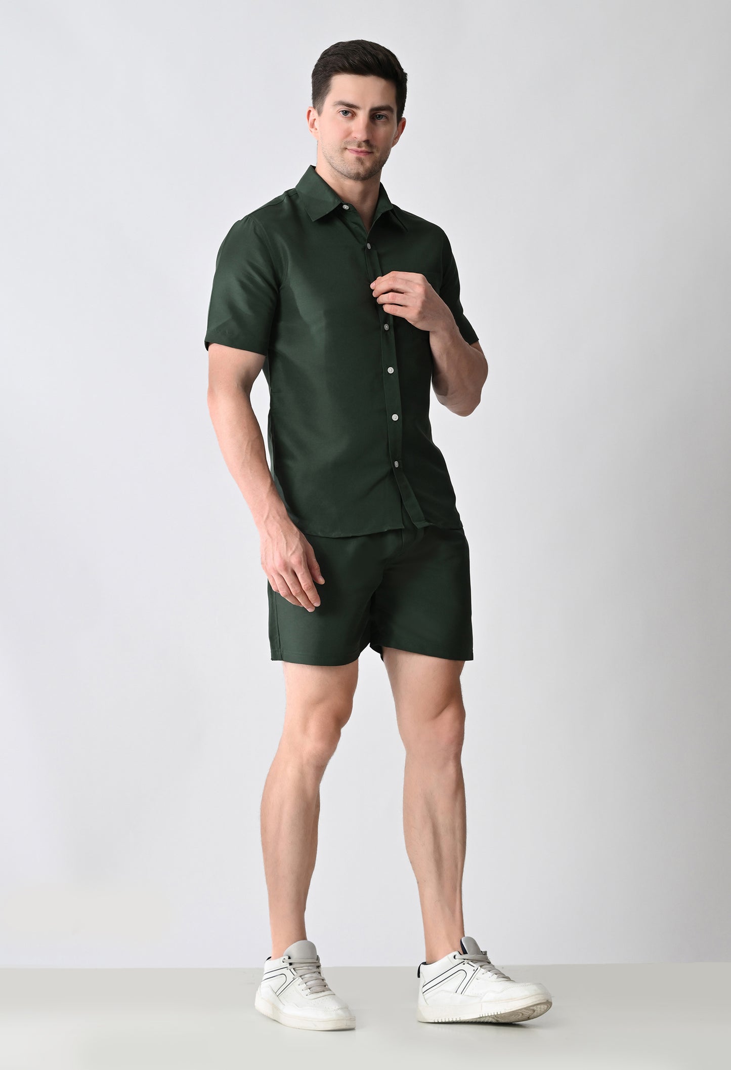Men's Shirt & Shorts Co-ord Set #772