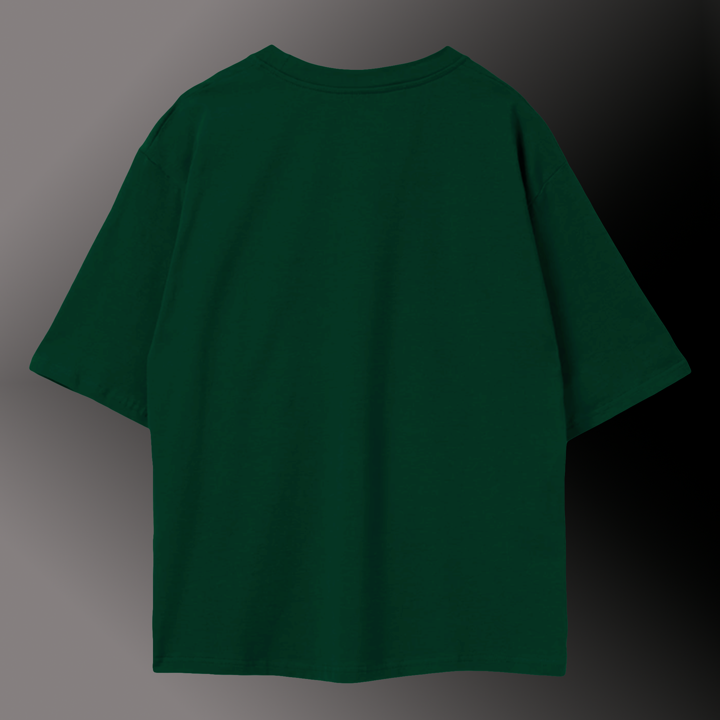Pine Green Oversized Tee in 100% Organic Cotton #429
