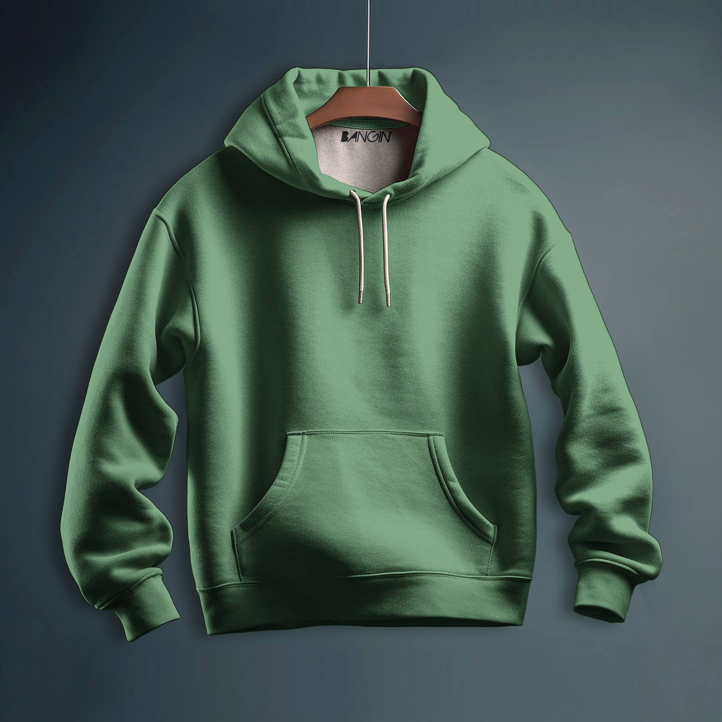 Premium Cotton Hoodie (Mint Green) #481