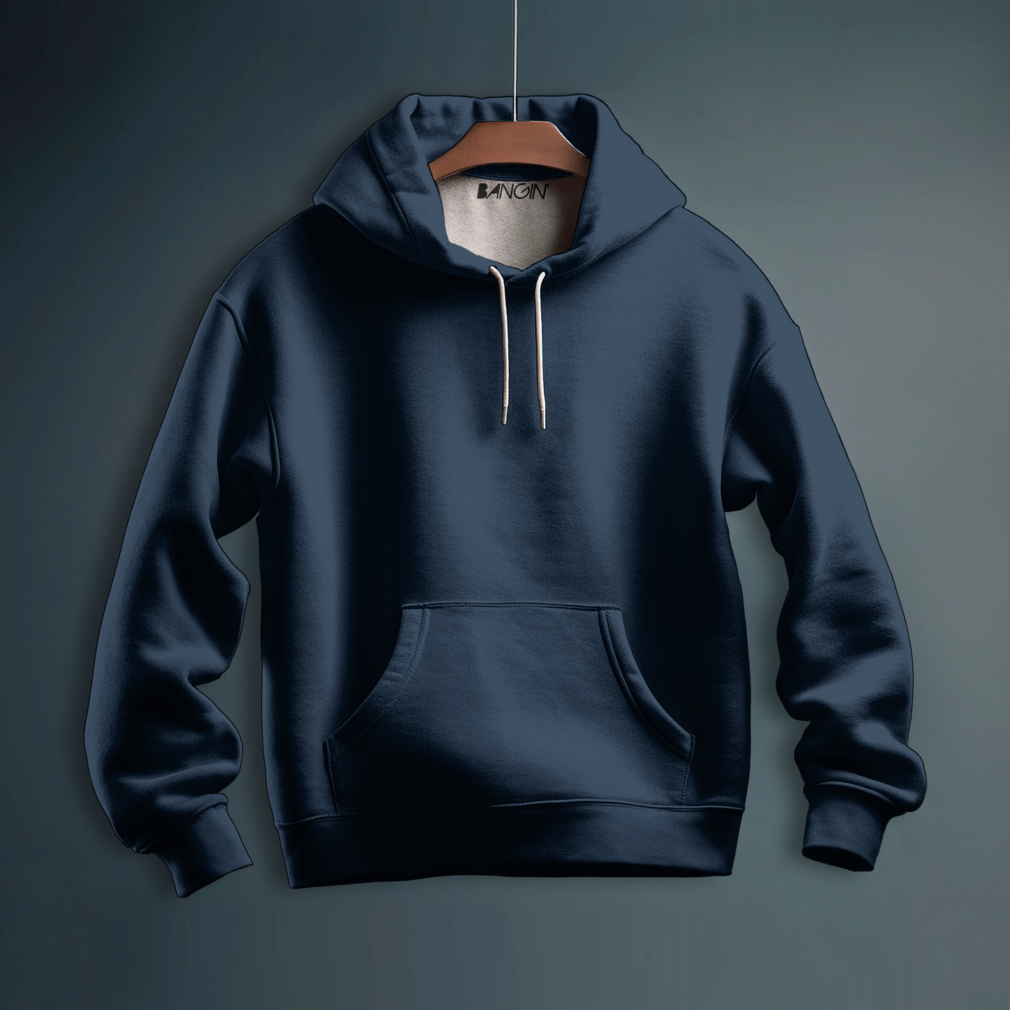 Premium Cotton Hoodie (Dark Blue) #479