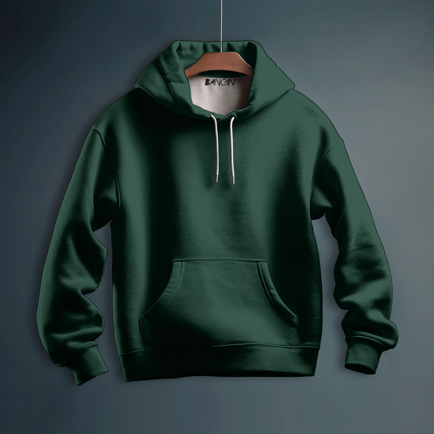 Premium Cotton Hoodie (Dark Green) #480