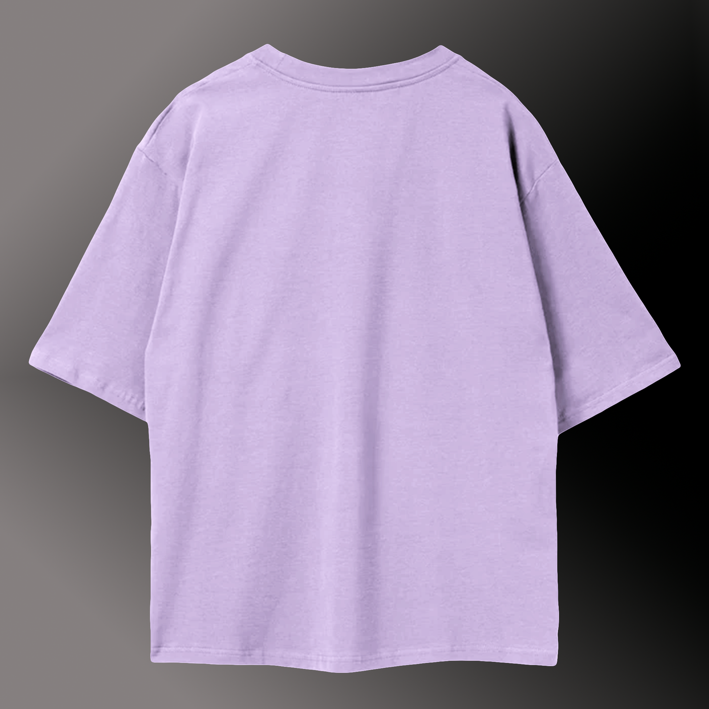 Electric Lavender Oversized Tee in 100% Organic Cotton #419