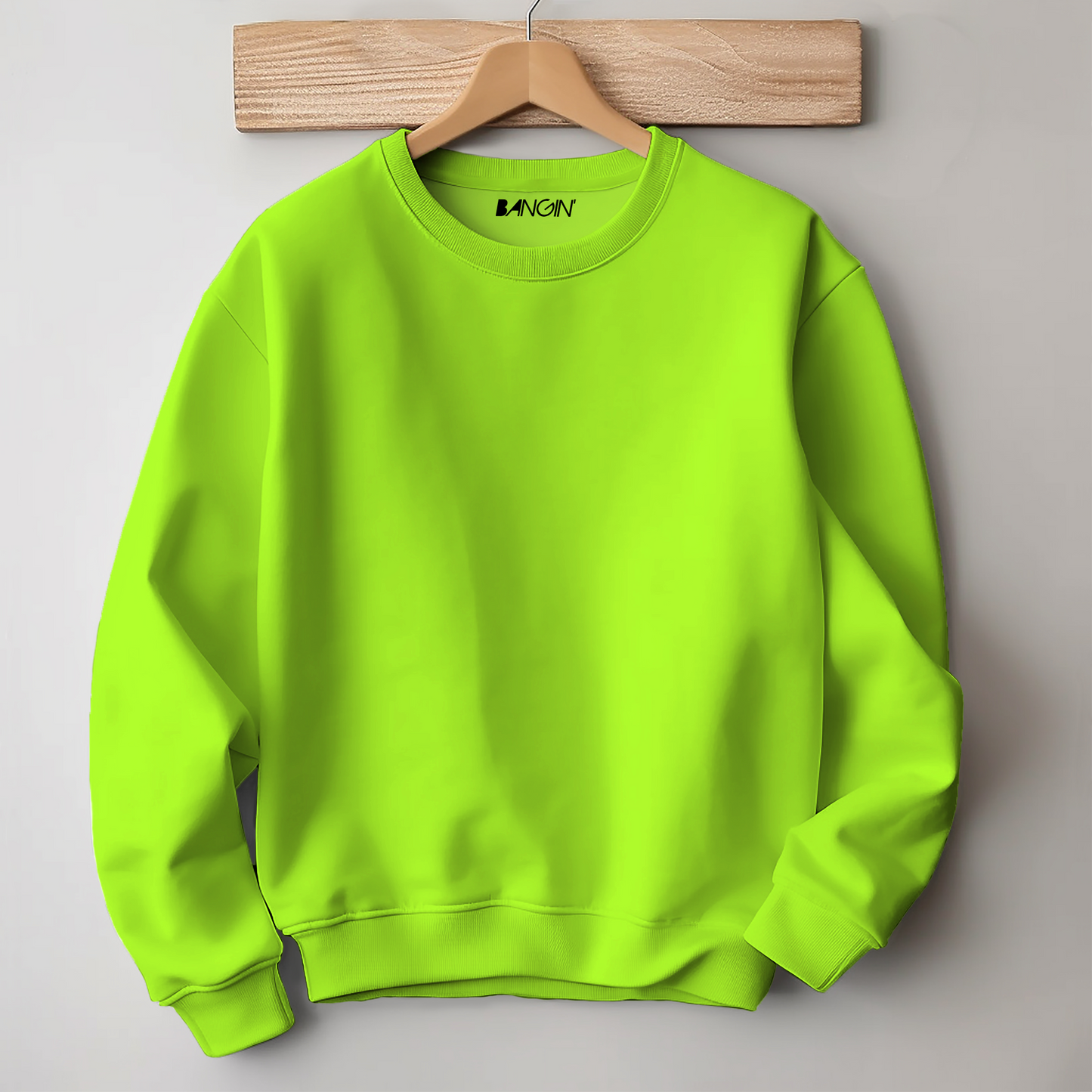 100% Premium Quality Cotton Sweatshirt (Neon) #504
